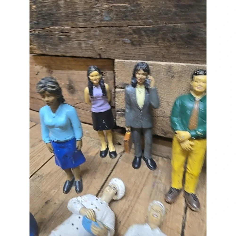Lakeshore Block Play People Lot of 15 Community Members Workers Career Figures